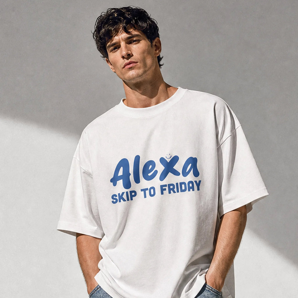 UNISEX "OVERSIZE" T-SHIRT ALEXA SKIP TO FRIDAY