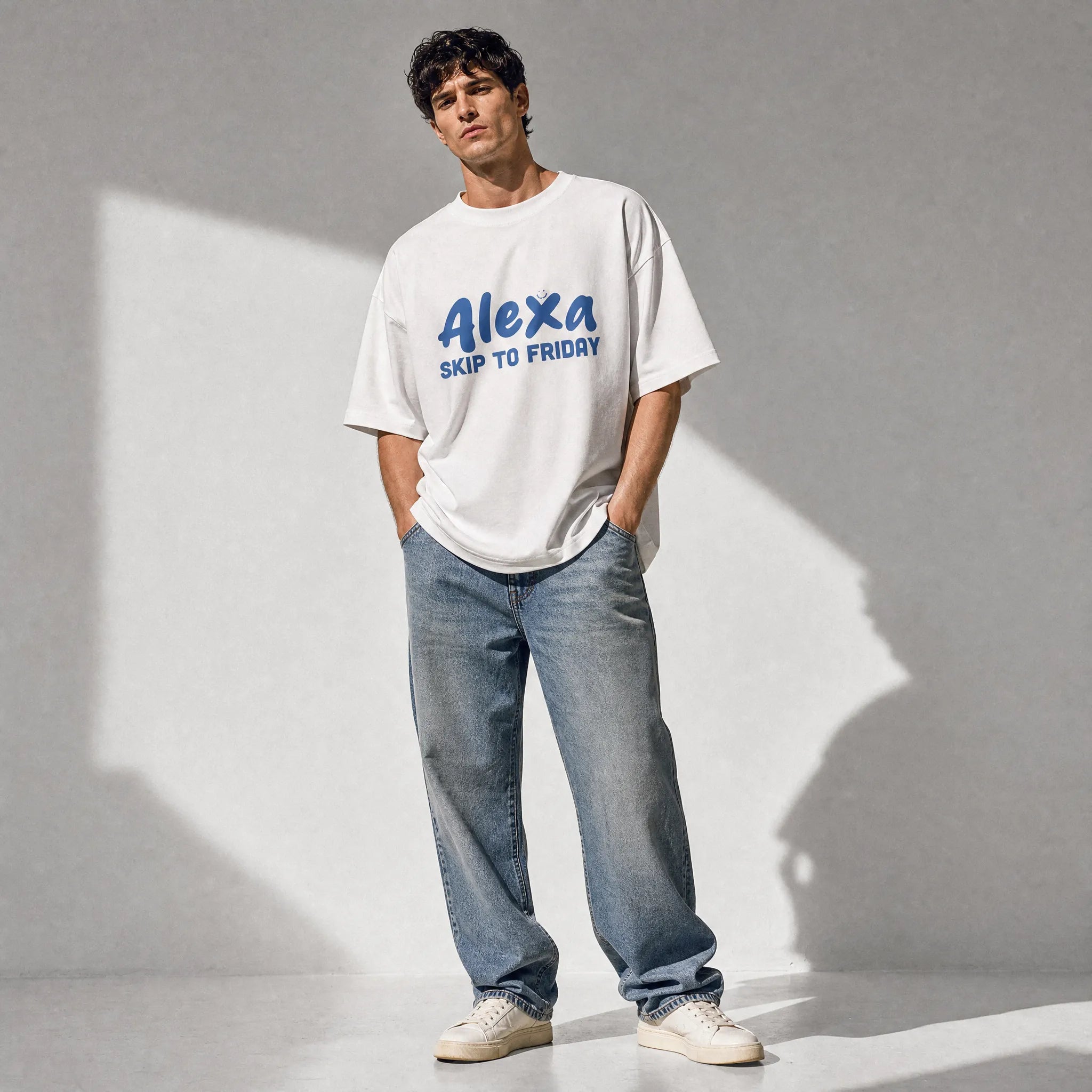 UNISEX "OVERSIZE" T-SHIRT ALEXA SKIP TO FRIDAY