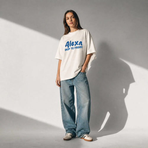 Alexa skip to friday | Oversize T-shirt