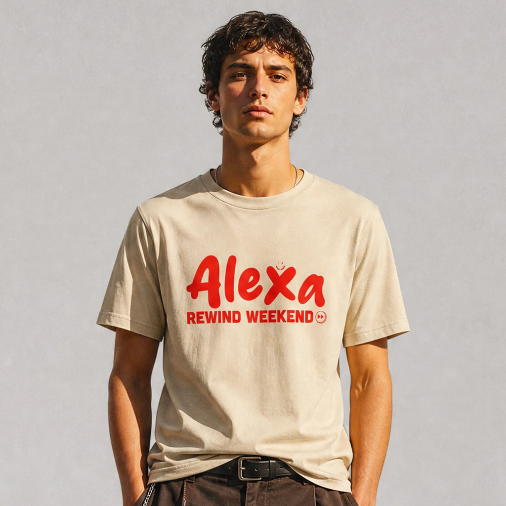UNISEX T-SHIRT ALEXA REWIND WEEKEND