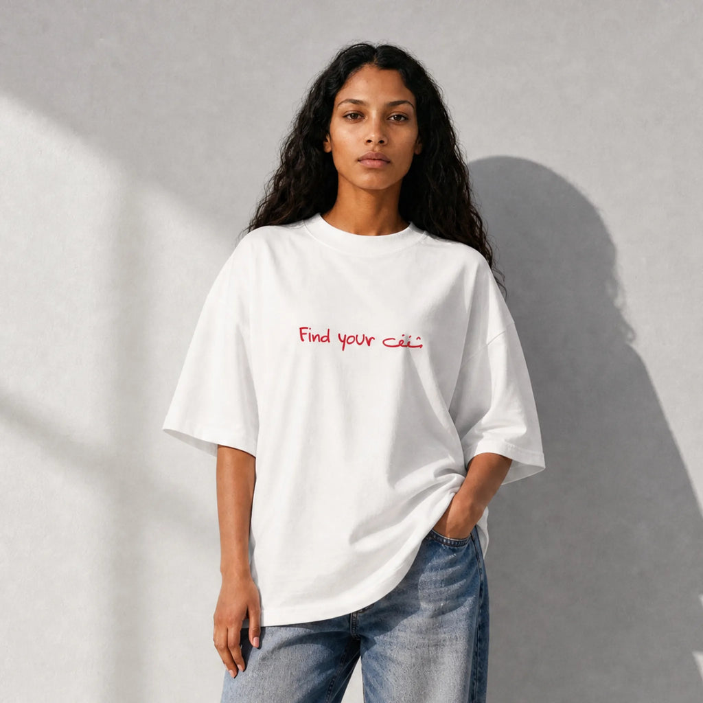 UNISEX "OVERSIZE" T-SHIRT FIND YOUR شغف