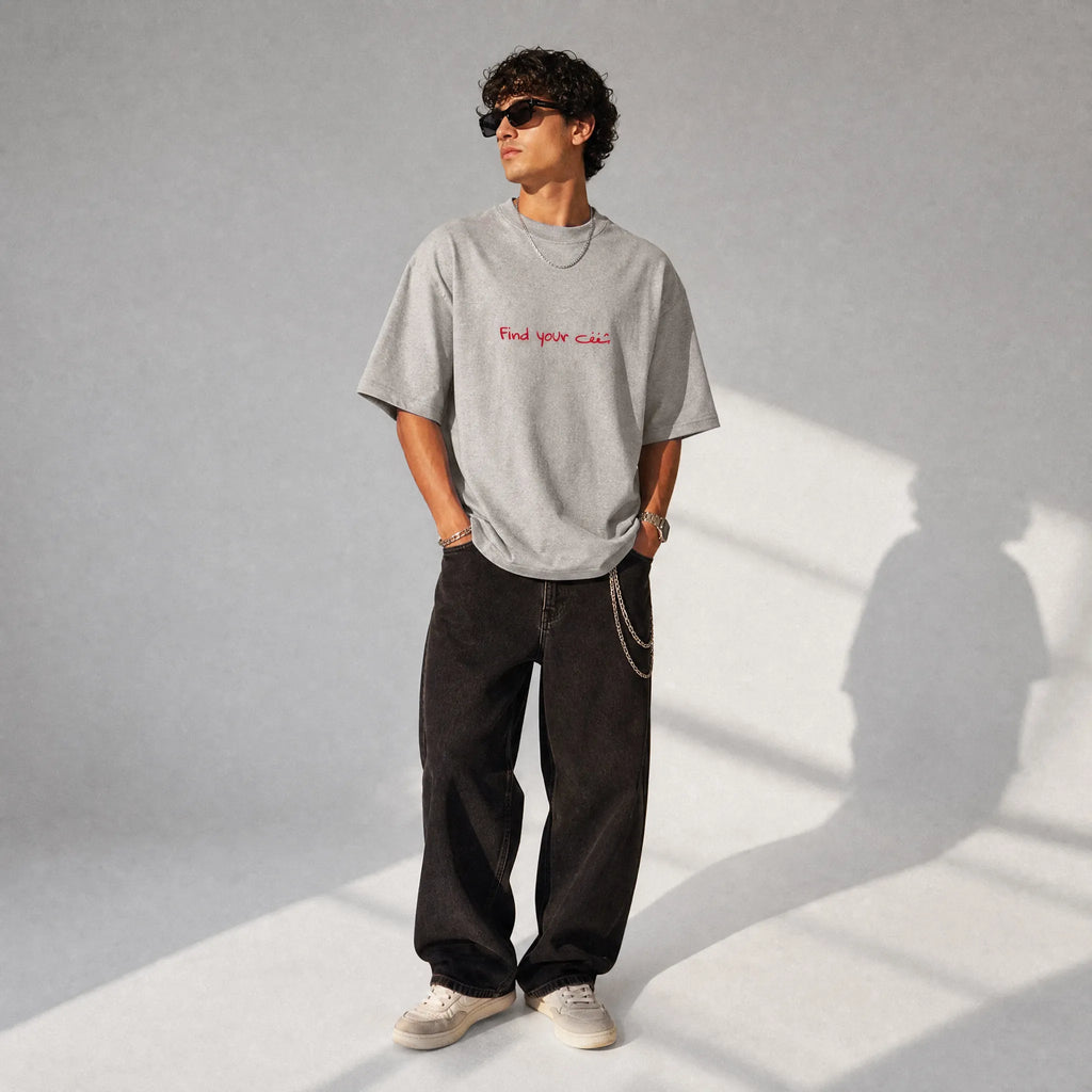 UNISEX "OVERSIZE" T-SHIRT FIND YOUR شغف