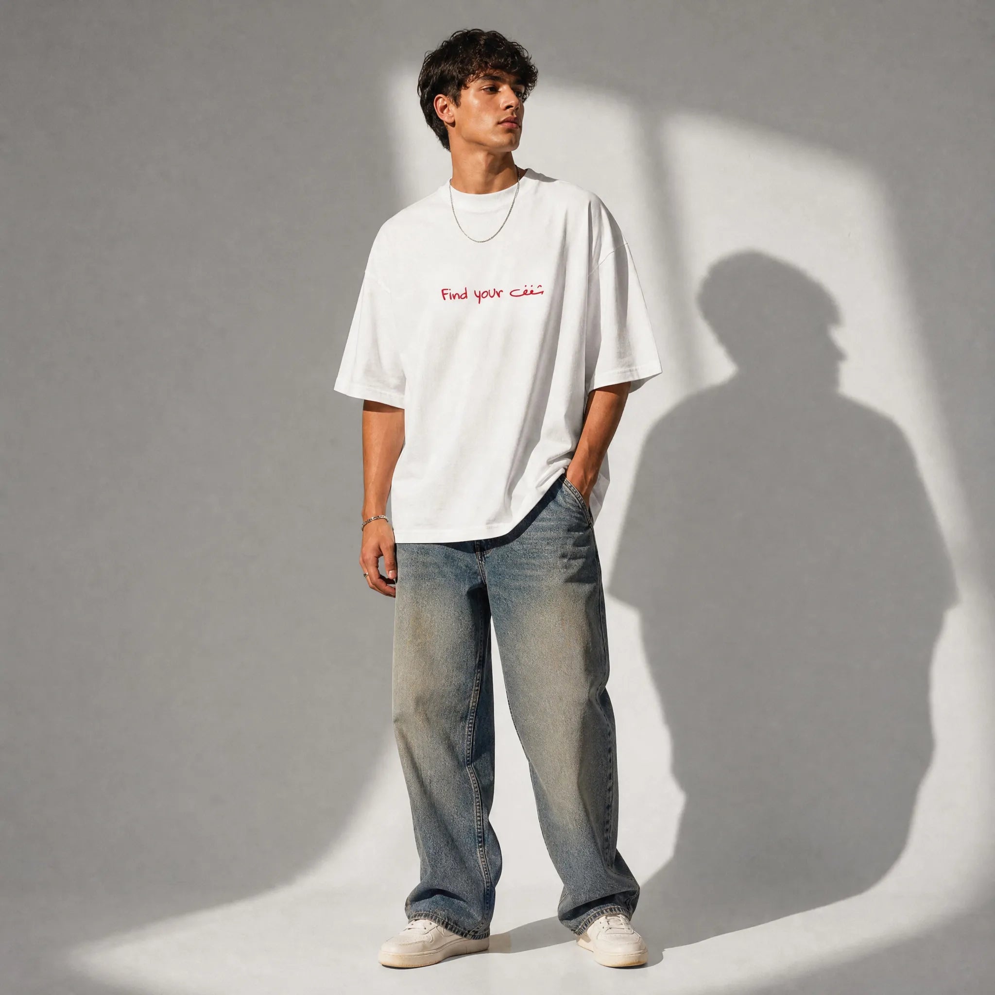 UNISEX "OVERSIZE" T-SHIRT FIND YOUR شغف