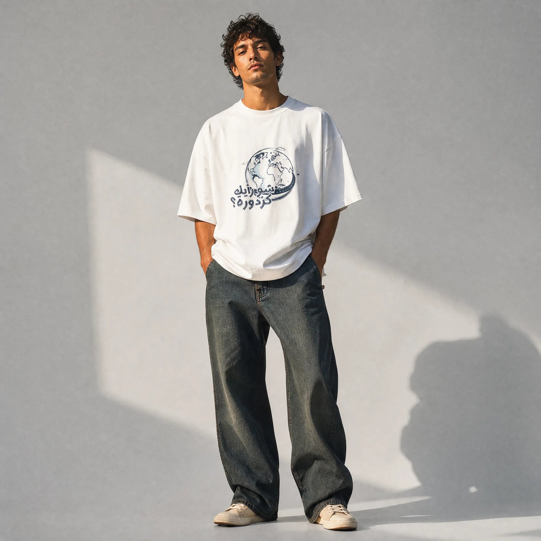 شو رأيك كزدورة "facciamo un giretto" | Oversize T-shirt