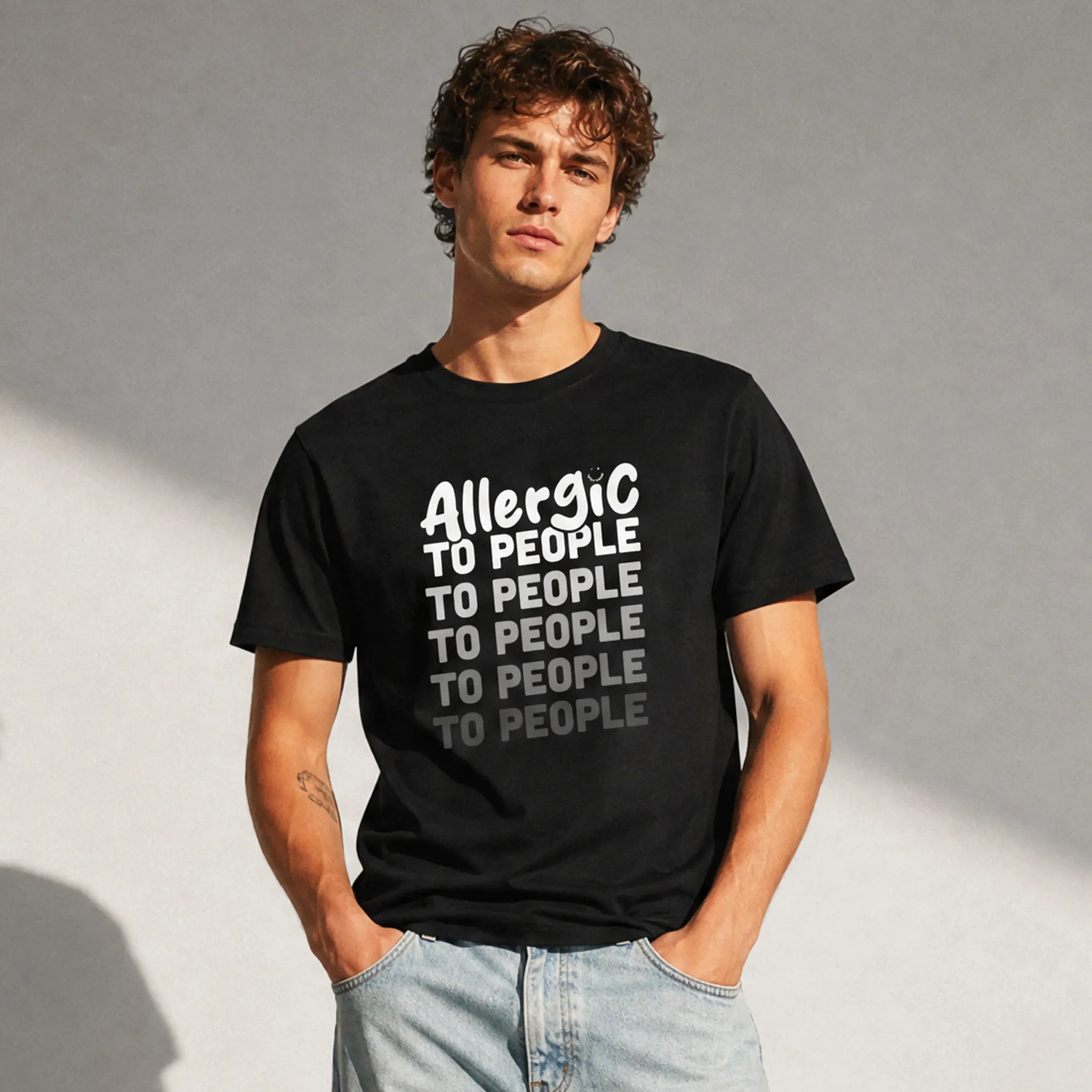 Allergic to people | T-shirt