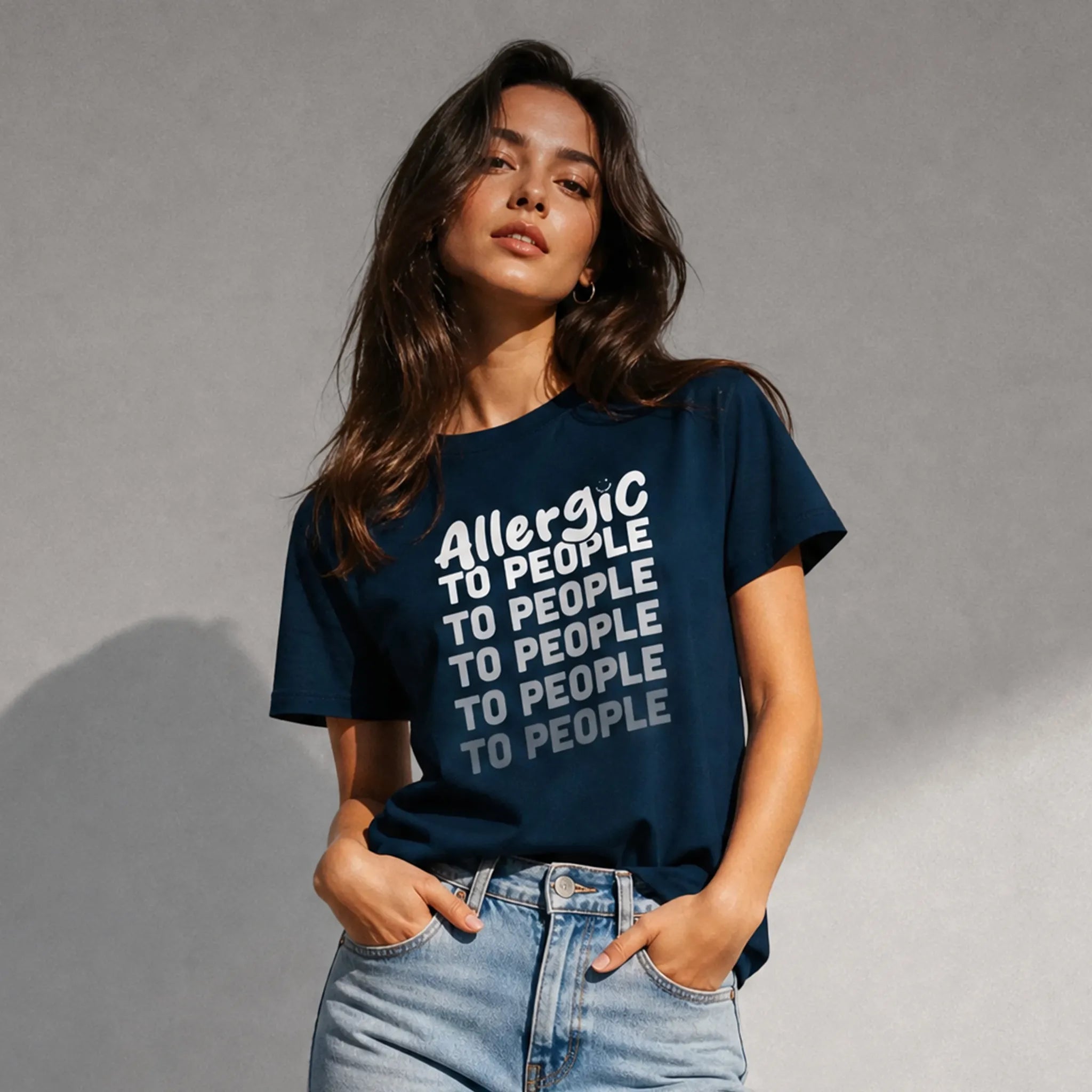Allergic to people | T-shirt