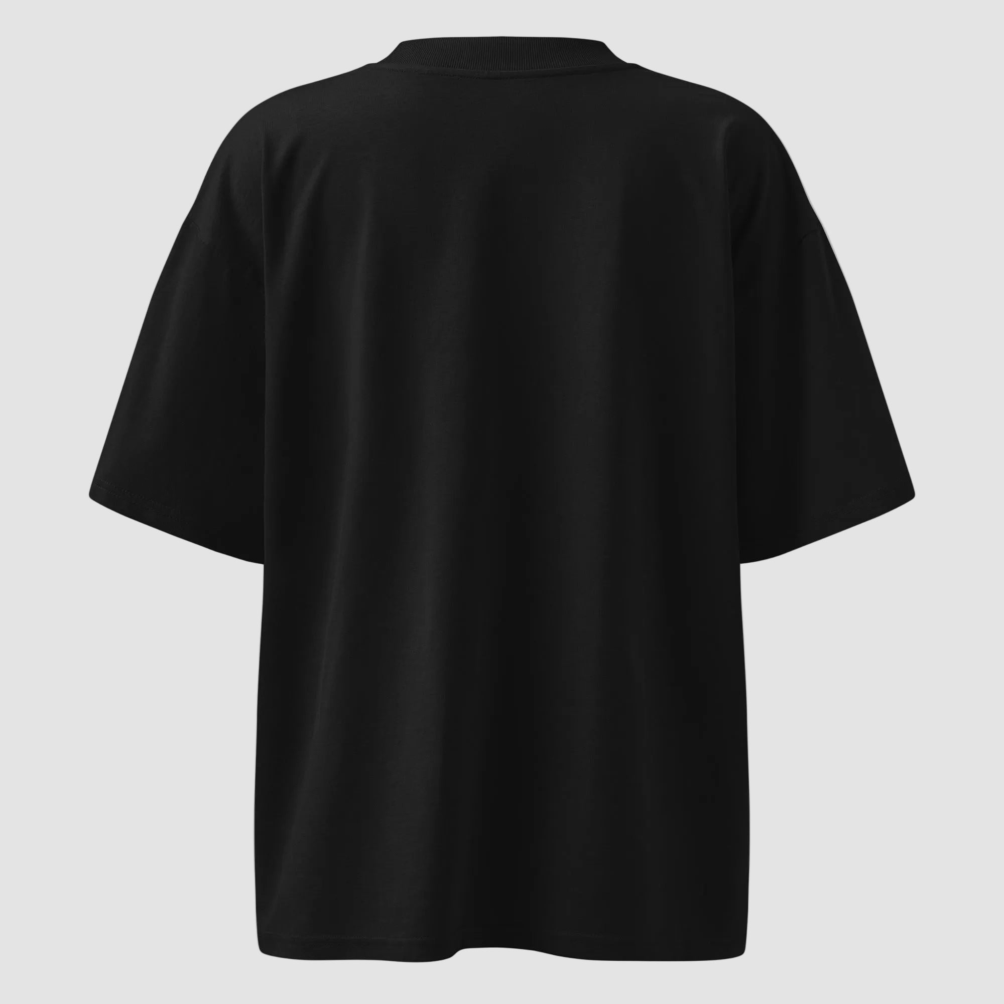 mockup retro maglietta unisex oversize nera - Totally Random®