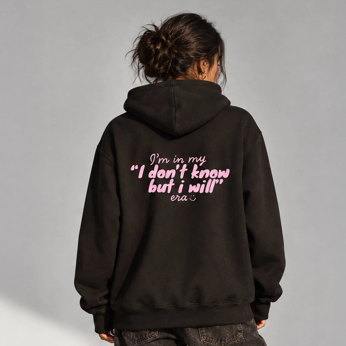 I'm in my "i don't know but i will" era | Felpa Oversize